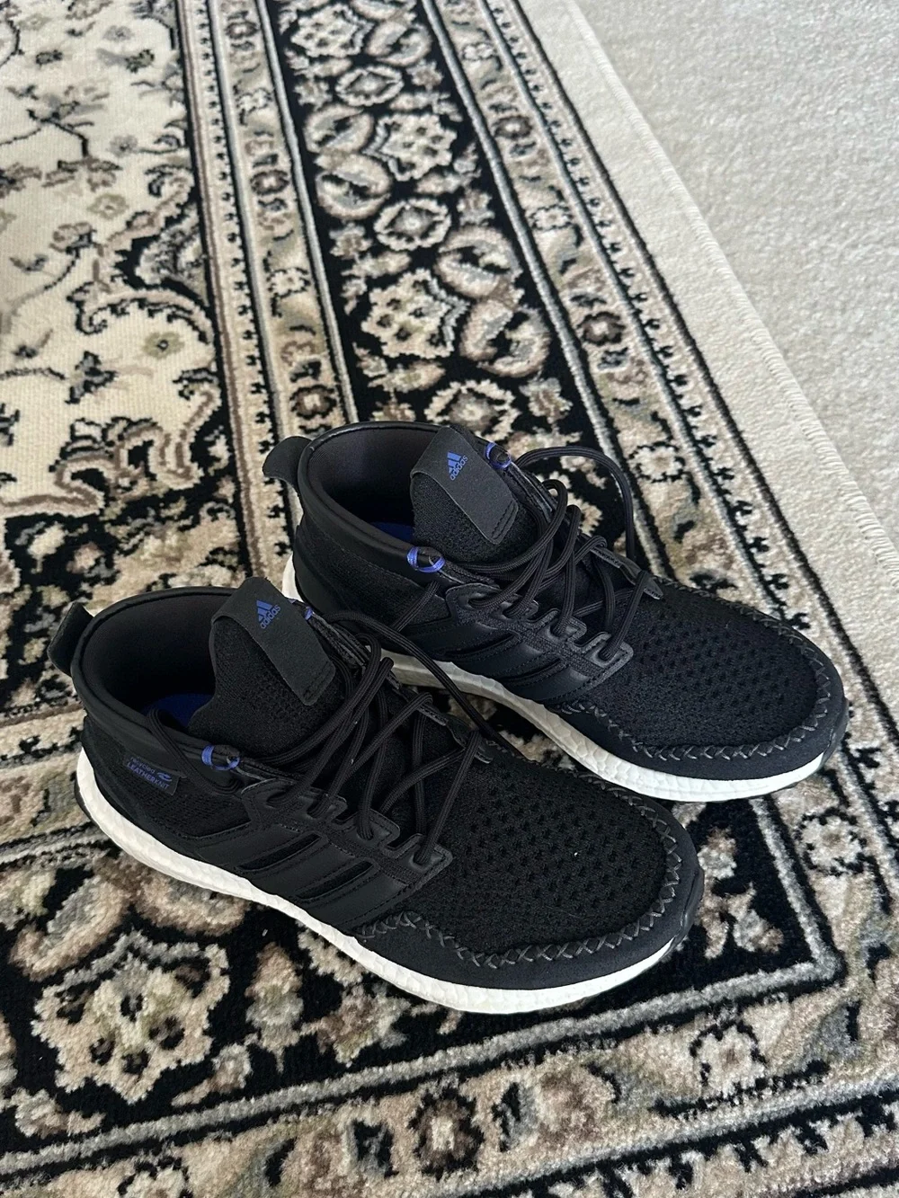 adidas Black and White Men's Running Shoes